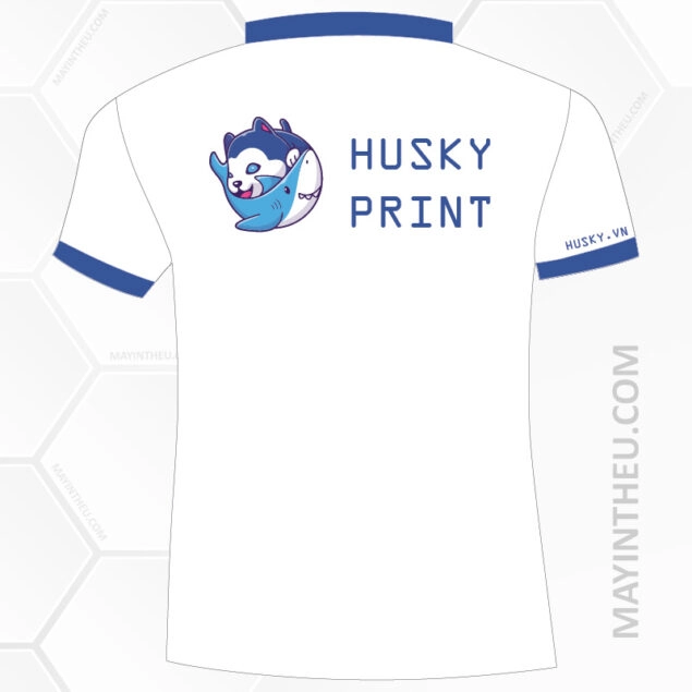 mat sau logo husky print va bieu tuong husky shark