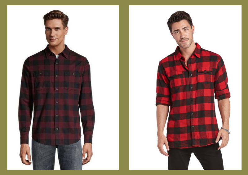Phong cach casual flannel