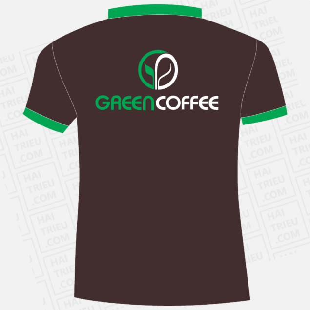ao thun nhan vien quan green coffee