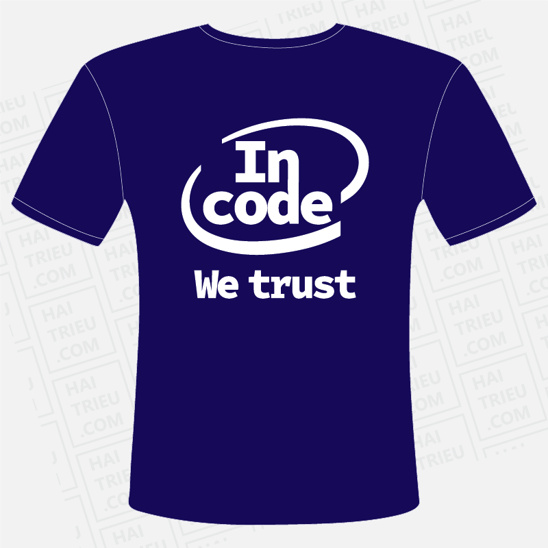 ao thun incode we trust