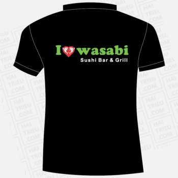ao thun wasabi sushi bar & grill