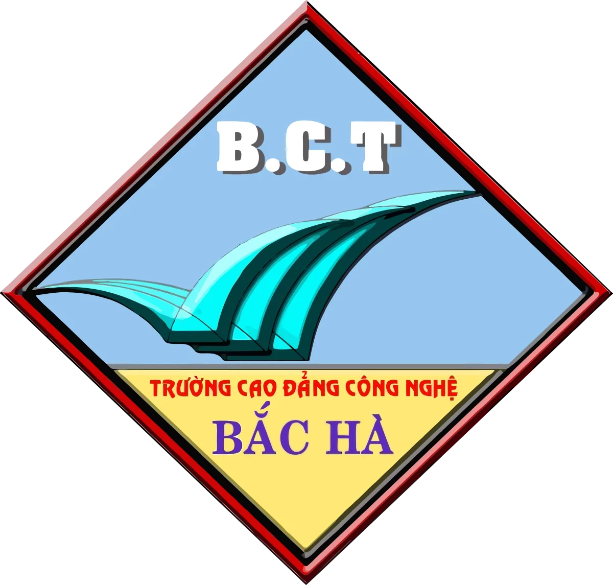 Logo Cao dang Cong nghe Bac Ha BCT