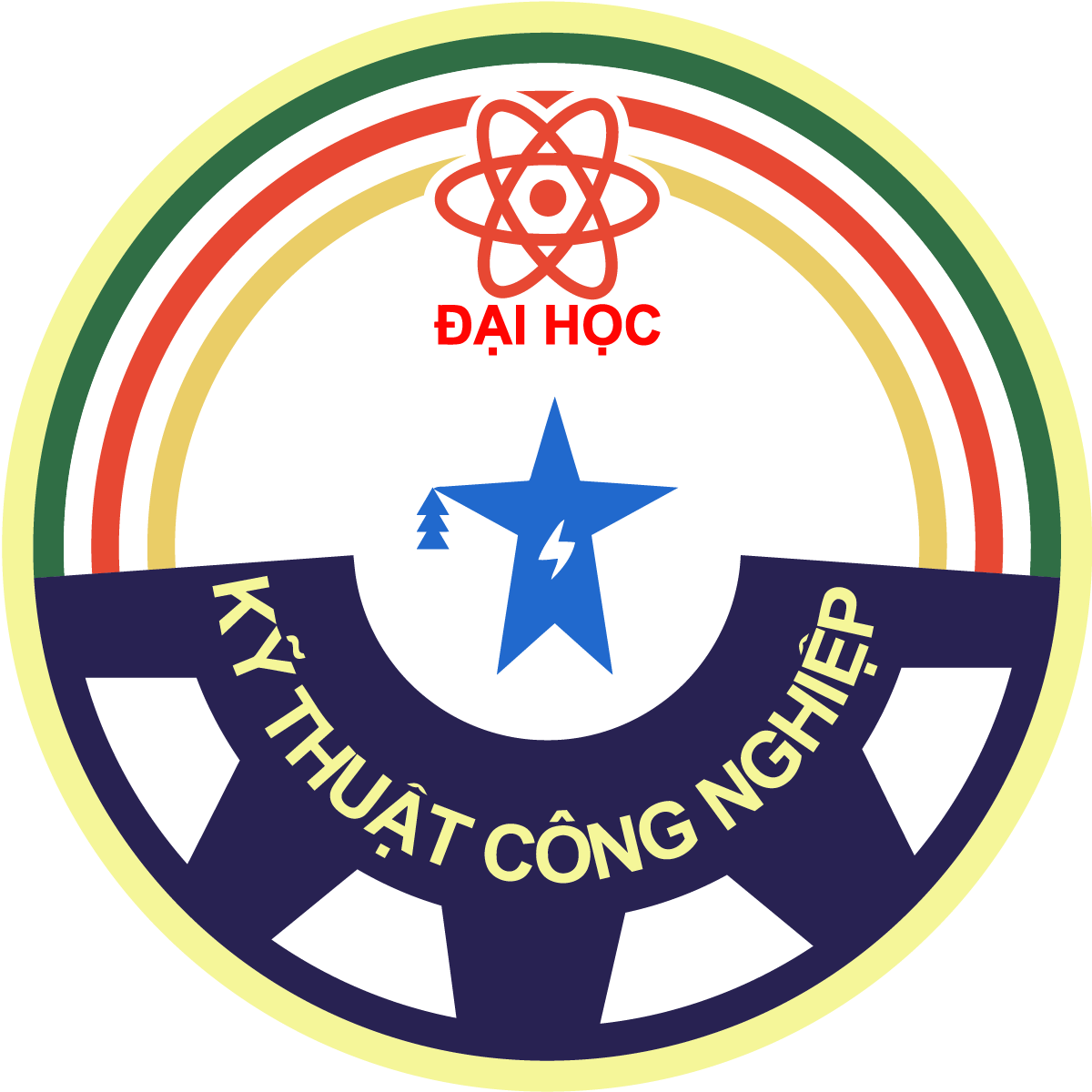 Logo DH Ky Thuat Cong Nghiep Dai Hoc Thai Nguyen TNUT