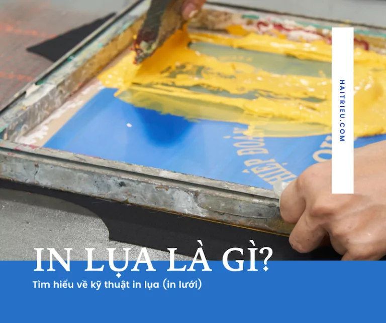In Lụa Là Gì? Từ A-z Về Phương Pháp, Quy Trình In Lụa (In Lưới) » Hải Triều