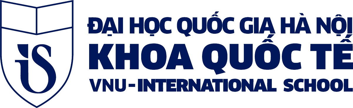 Logo Truong Quoc te Dai hoc Quoc gia Ha Noi VNU IS VN