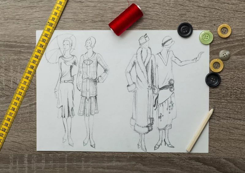 10 bước đơn giản để thiết kế váy trên giấy