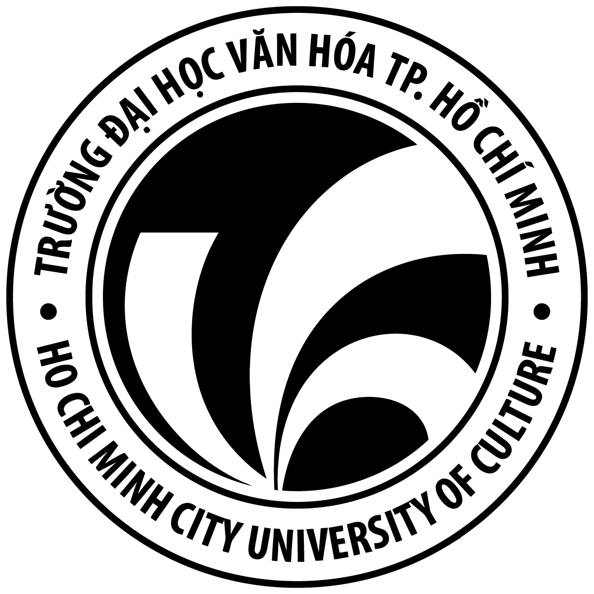 Logo DH Van Hoa TPHCM HCMUC BW