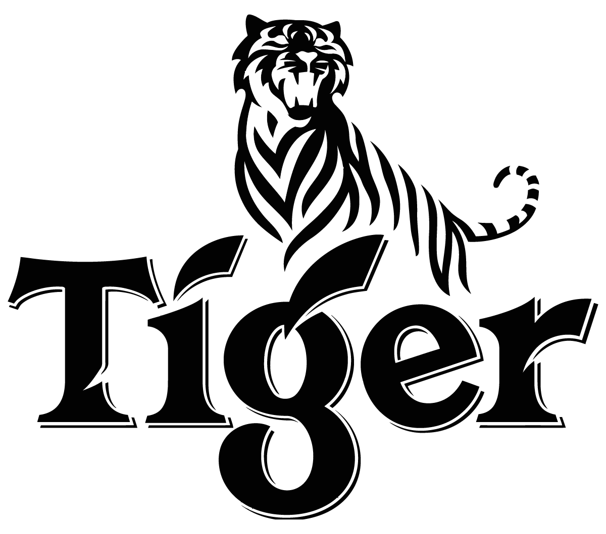 Logo Beer Tiger BlWh