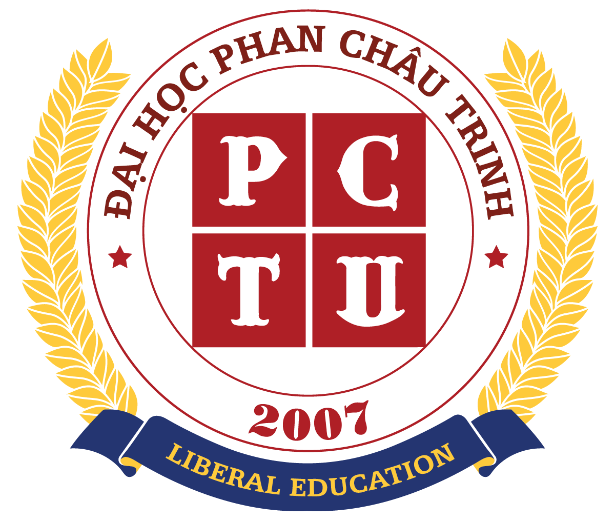 Logo DH Phan Chau Trinh PCTU