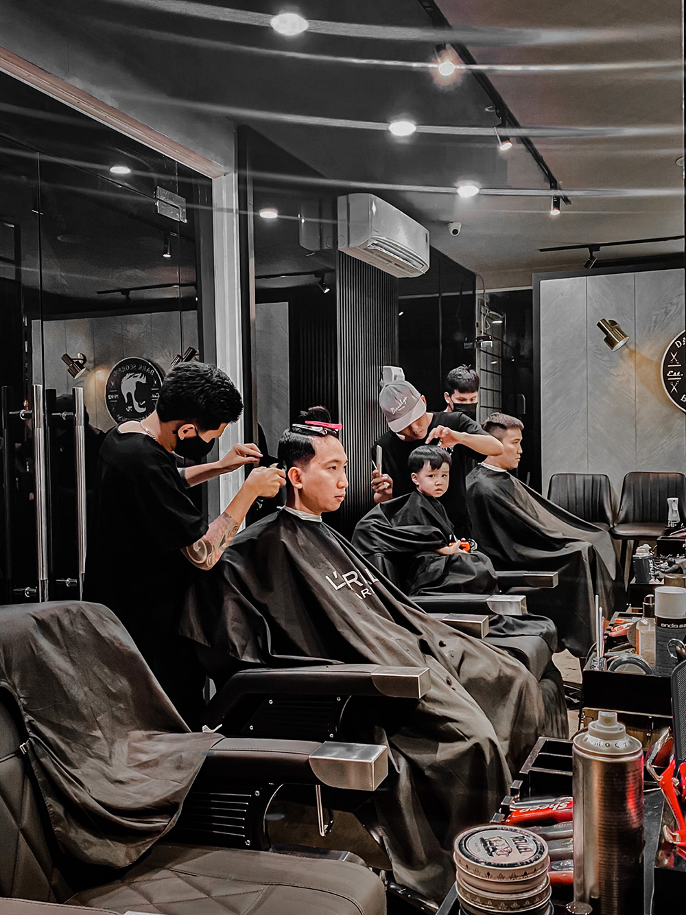 dong phuc dark scorpio - barber shop