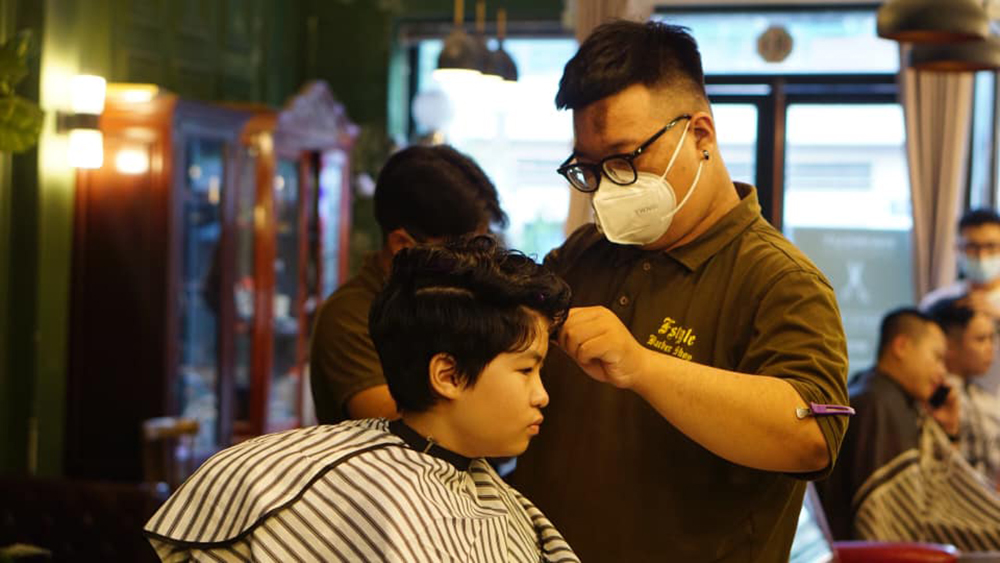 dong phuc nhan vien fstyle barber shop