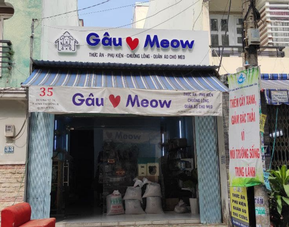 pet shop gau meow
