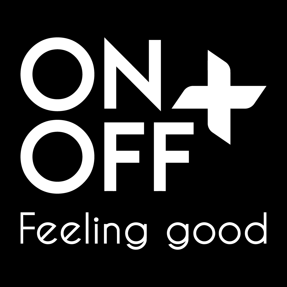 Logo OnOff Black Slogan
