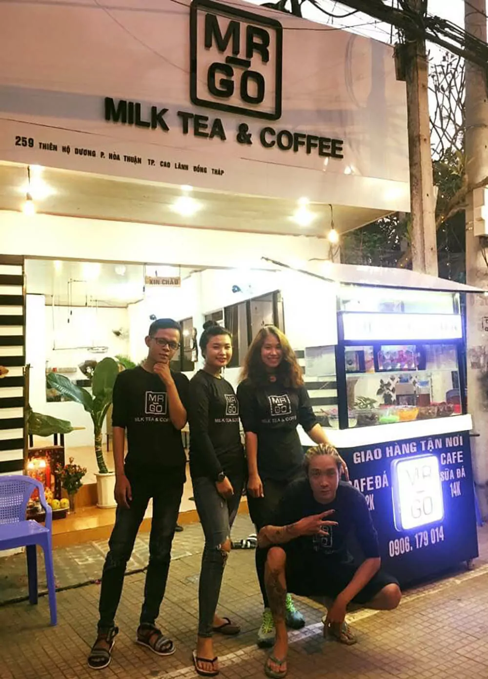 dong phuc mr.go milk tea & coffee