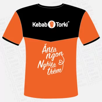 ao thun nhan vien kebab torki an ngon nghi la them