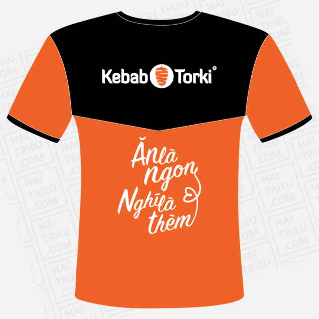 ao thun nhan vien kebab torki an ngon nghi la them