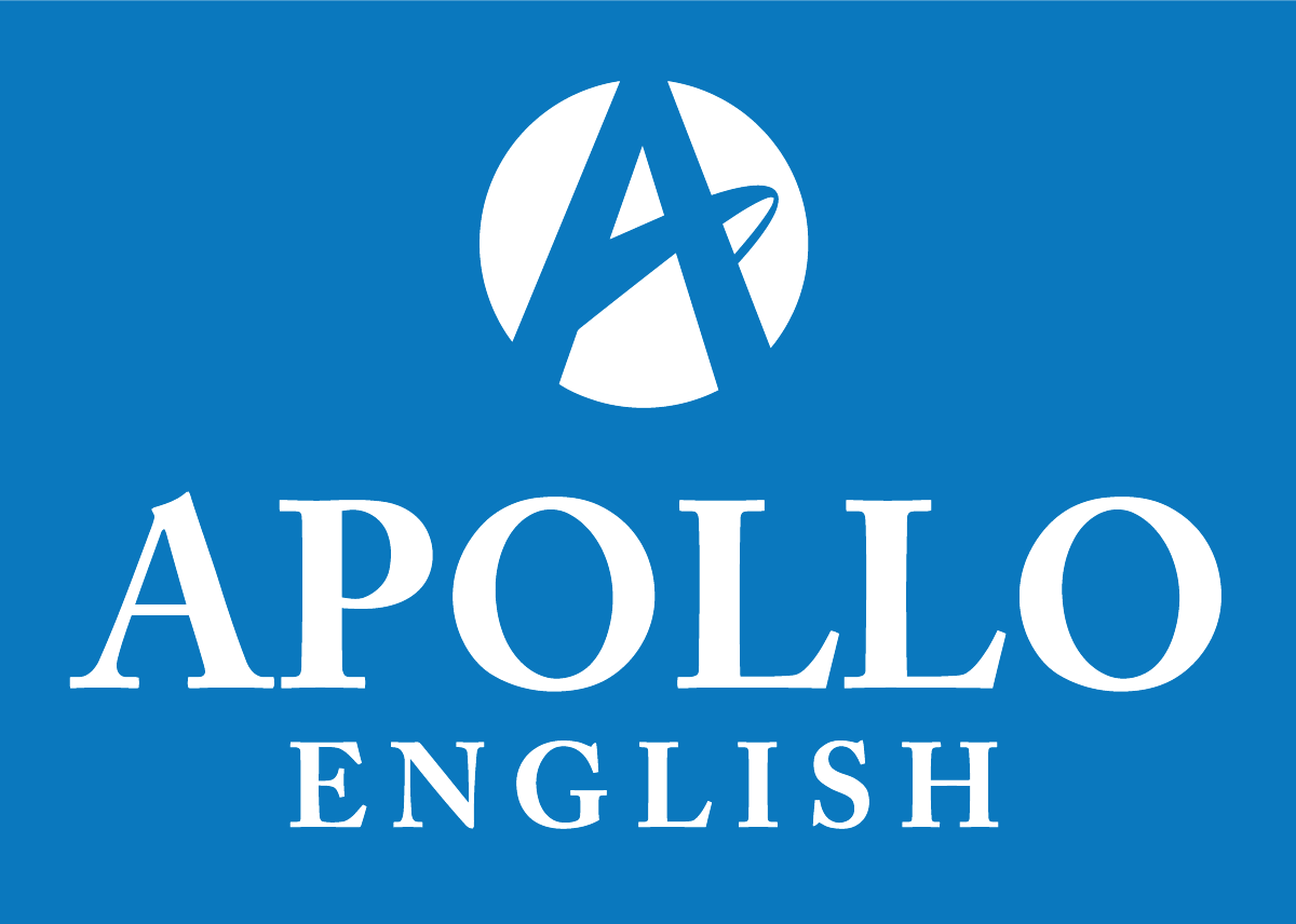 Logo Anh Ngu Apollo Blue