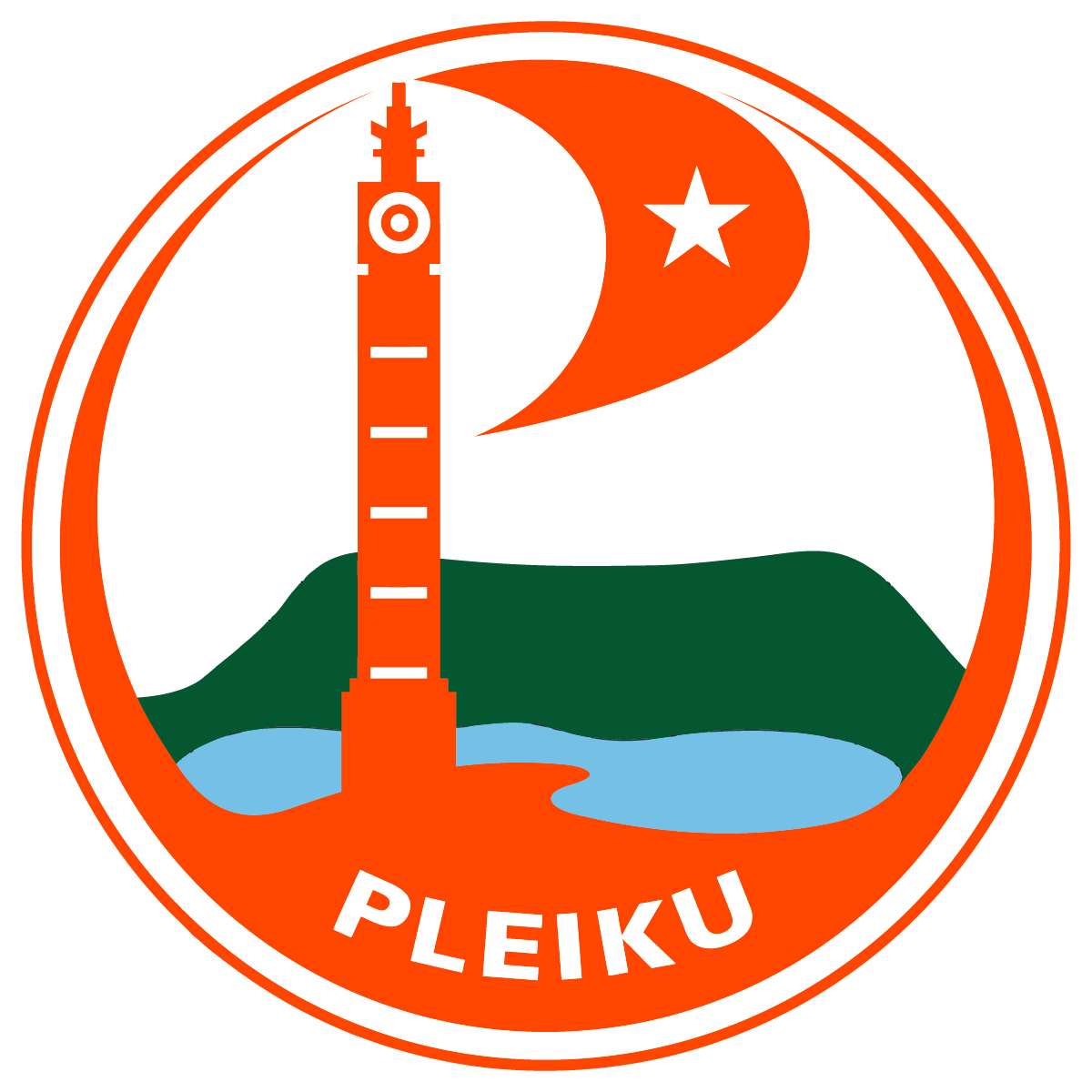 Logo thanh pho Pleiku