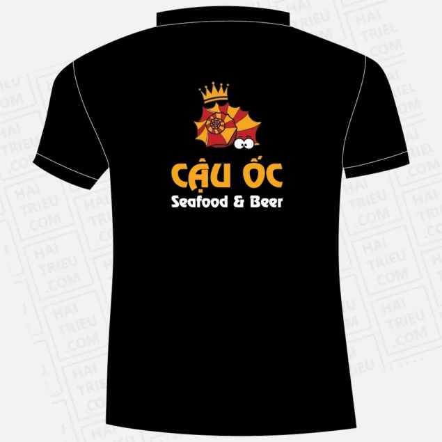 ao thun nhan vien cau oc seafood & beer
