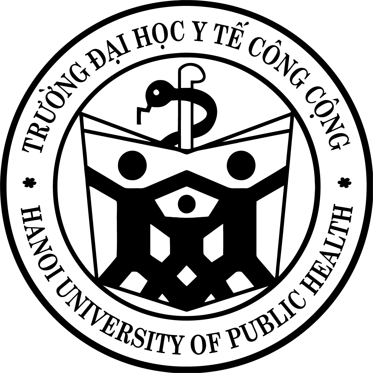 Logo Truong Dai hoc Y te Cong cong am ban