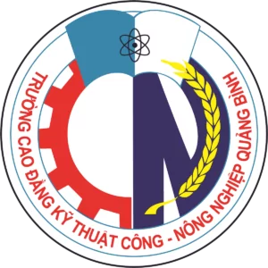 Logo Truong Cao dang Ky thuat Cong Nong Nghiep Quang Binh