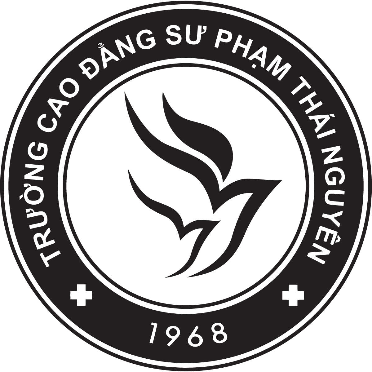 Logo Truong Cao dang Su pham Thai Nguyen am ban