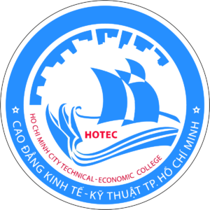 Logo Truong Cao dang Kinh te Ky thuat Thanh pho Ho Chi Minh HOTEC