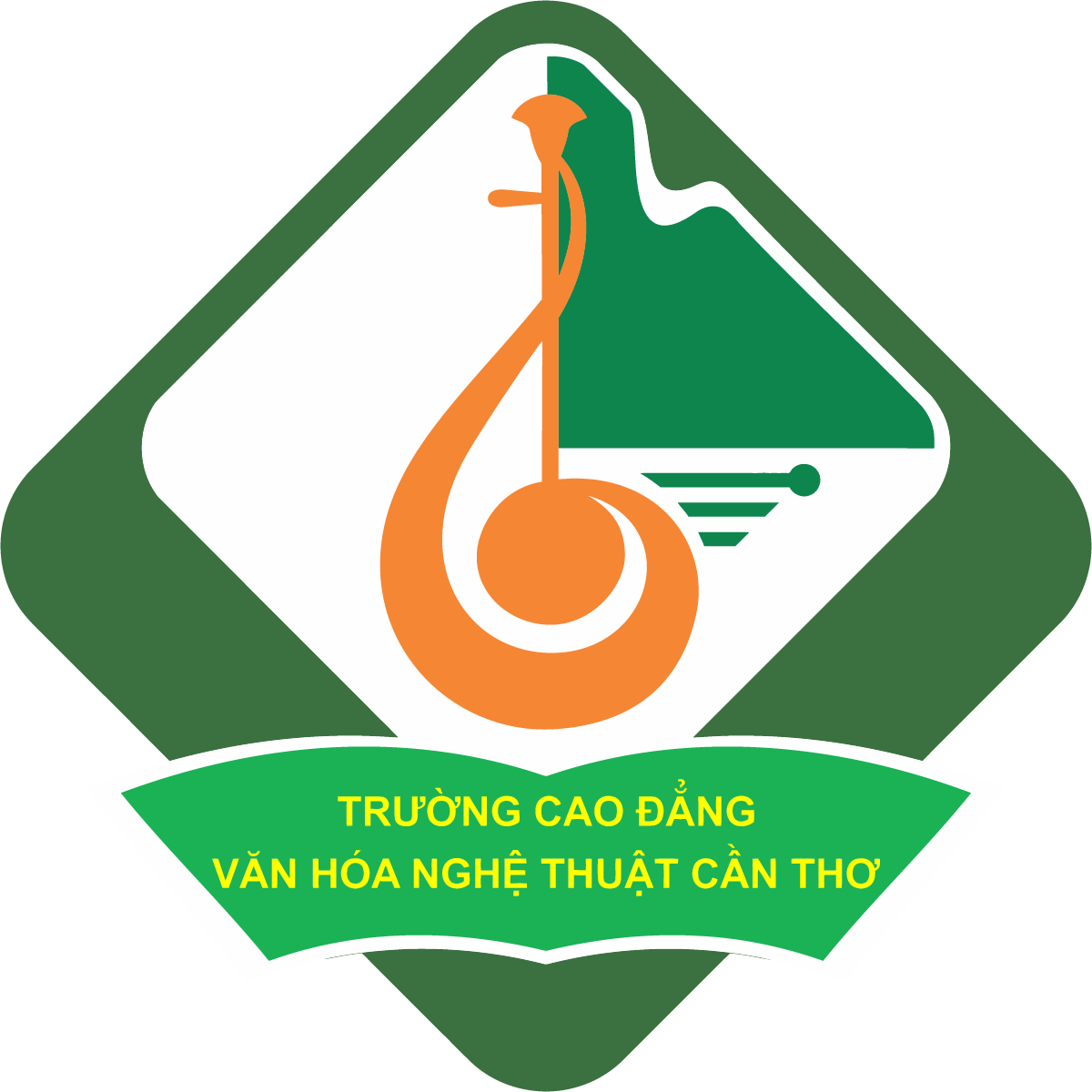Logo Truong Cao dang Van hoa Nghe thuat Can Tho
