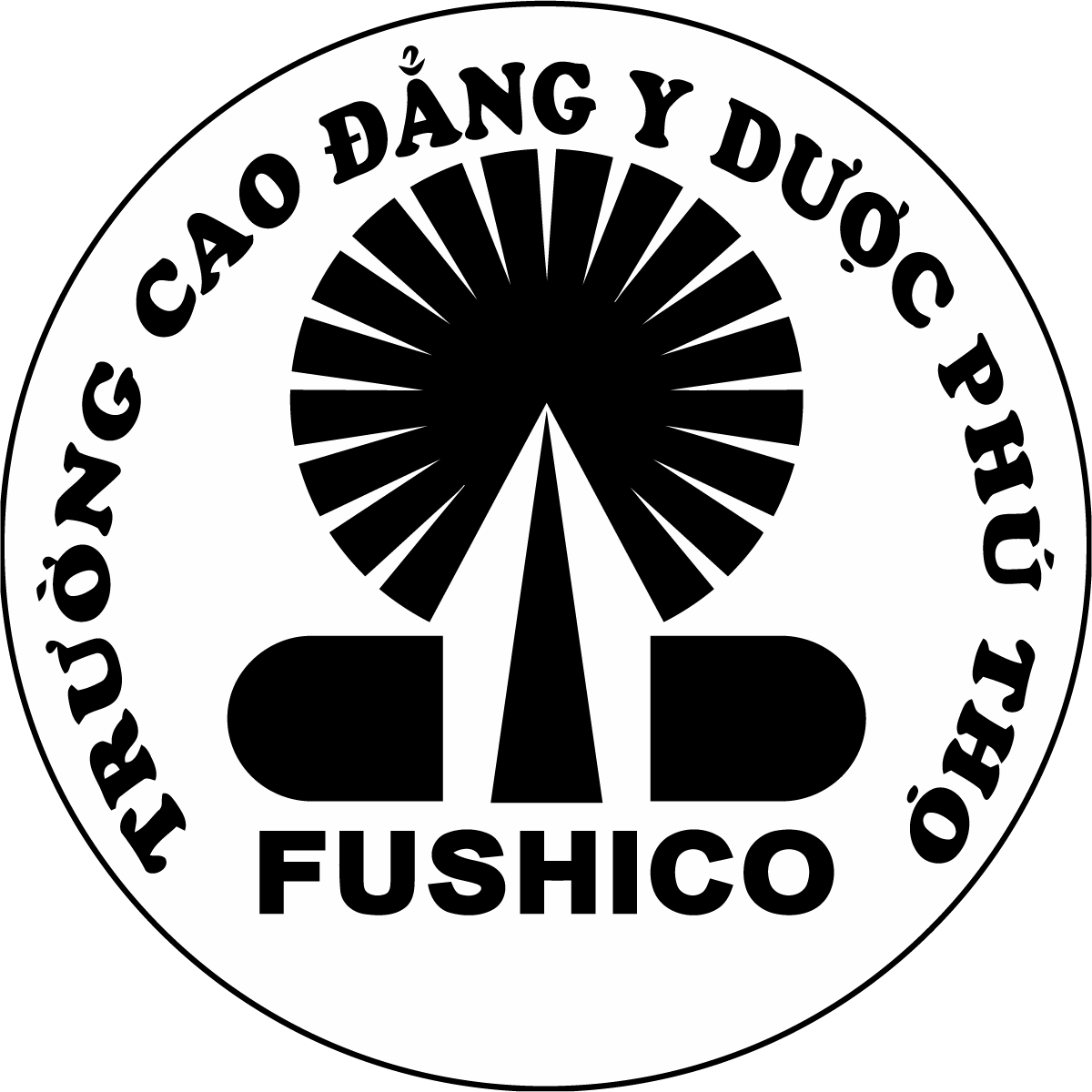 Logo Truong Cao dang Y Duoc Phu Tho Am ban