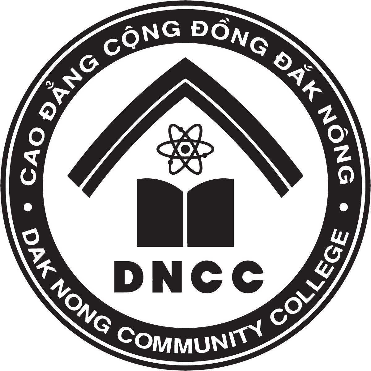 Logo Truong Cao dang Cong dong Dak Nong am ban