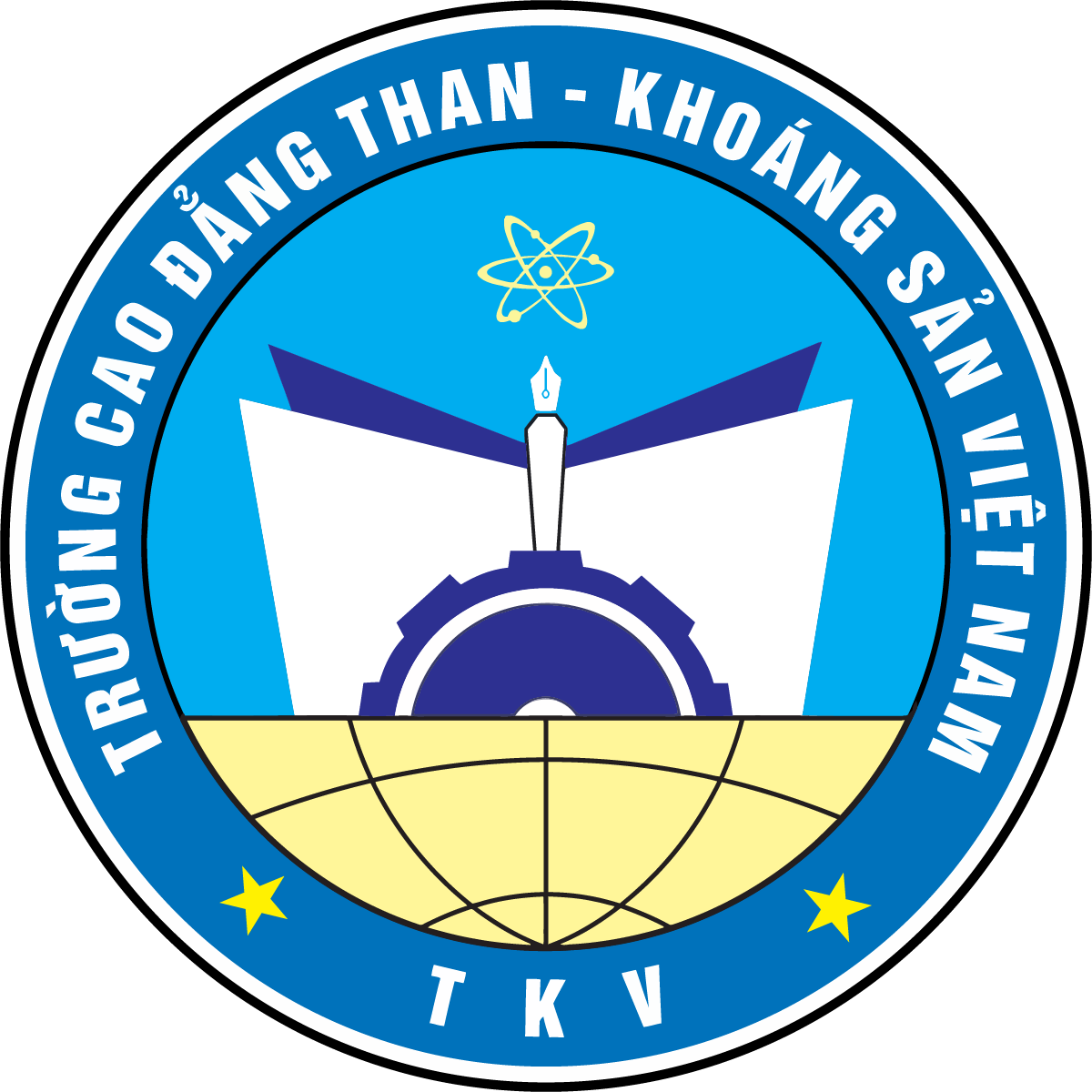 Logo Truong Cao dang Than Khoang san Viet Nam