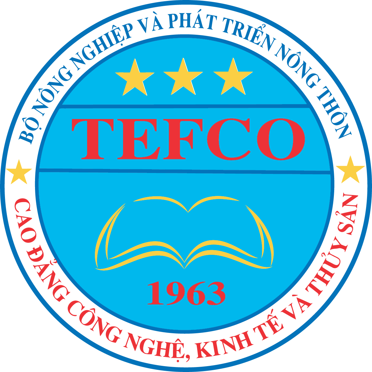 Logo Truong Cao dang nghe Cong nghe Kinh te va Thuy san TEFCO