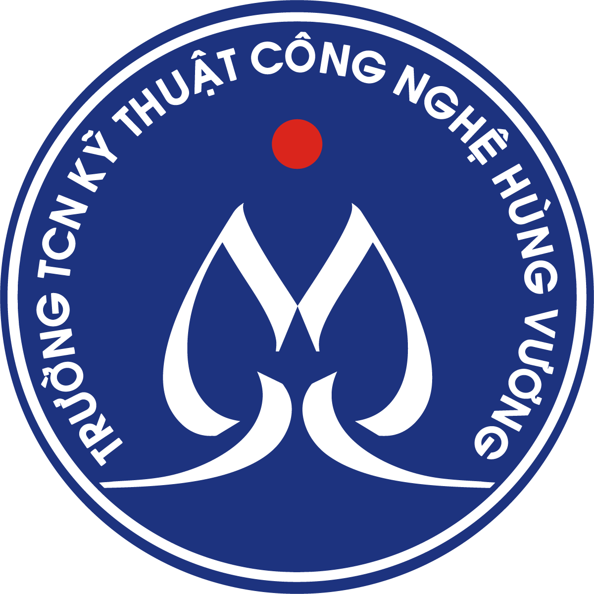 Logo Truong Cao dang nghe Hung Vuong