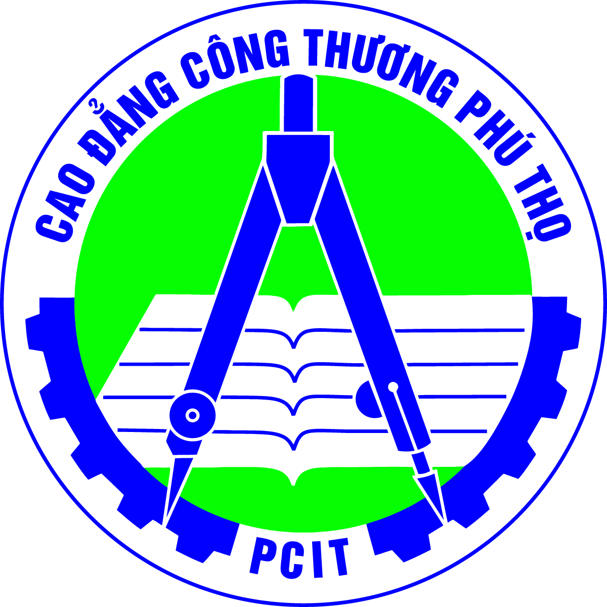 Logo ruong Cao dang Cong Thuong Phu Tho PCIT 1