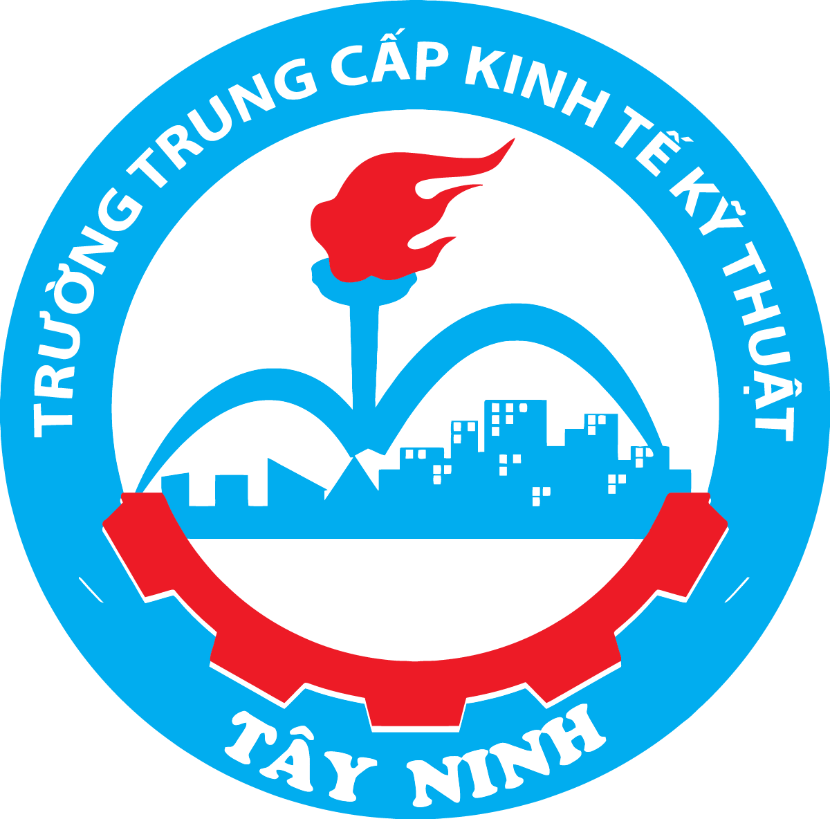 Logo Truong Trung cap Kinh te Ky thuat Tay Ninh