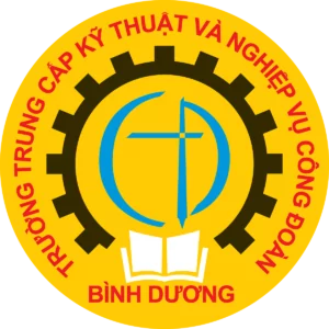 Logo Truong Trung cap Ky thuat va Nghiep vu Cong doan Binh Duong