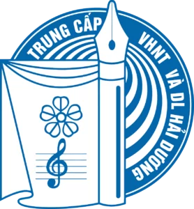 Logo Truong Trung cap Van hoa Nghe thuat va Du lich