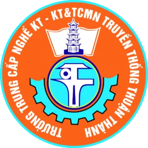 Logo Truong Trung cap nghe KTKT va TCMN truyen thong Thuan Thanh