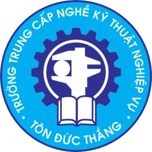 Logo Truong Trung cap nghe Ky thuat Nghiep vu Ton Duc Thang