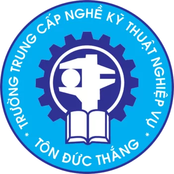 [Vector Logo] Trường Trung Cấp Nghề Kỹ Thuật Nghiệp Vụ Tôn Đức Thắng ...