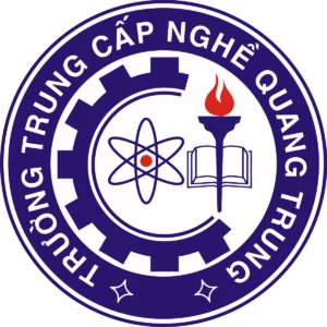 Logo Truong Trung cap nghe Quang Trung