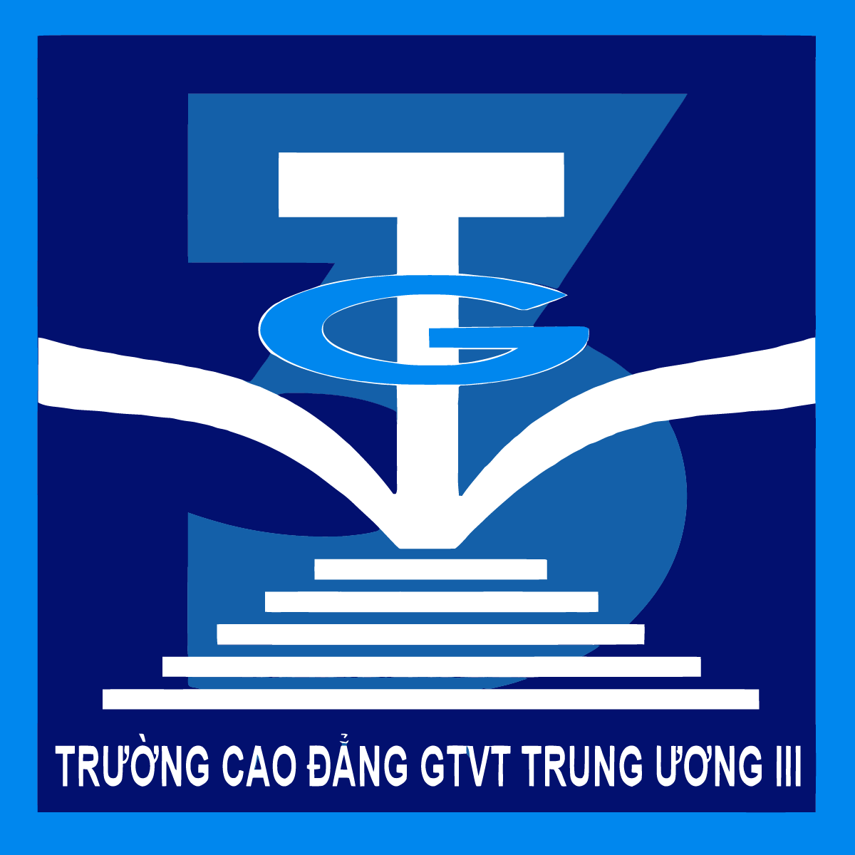 Logo Truong Cao dang Giao thong van tai Trung uong III