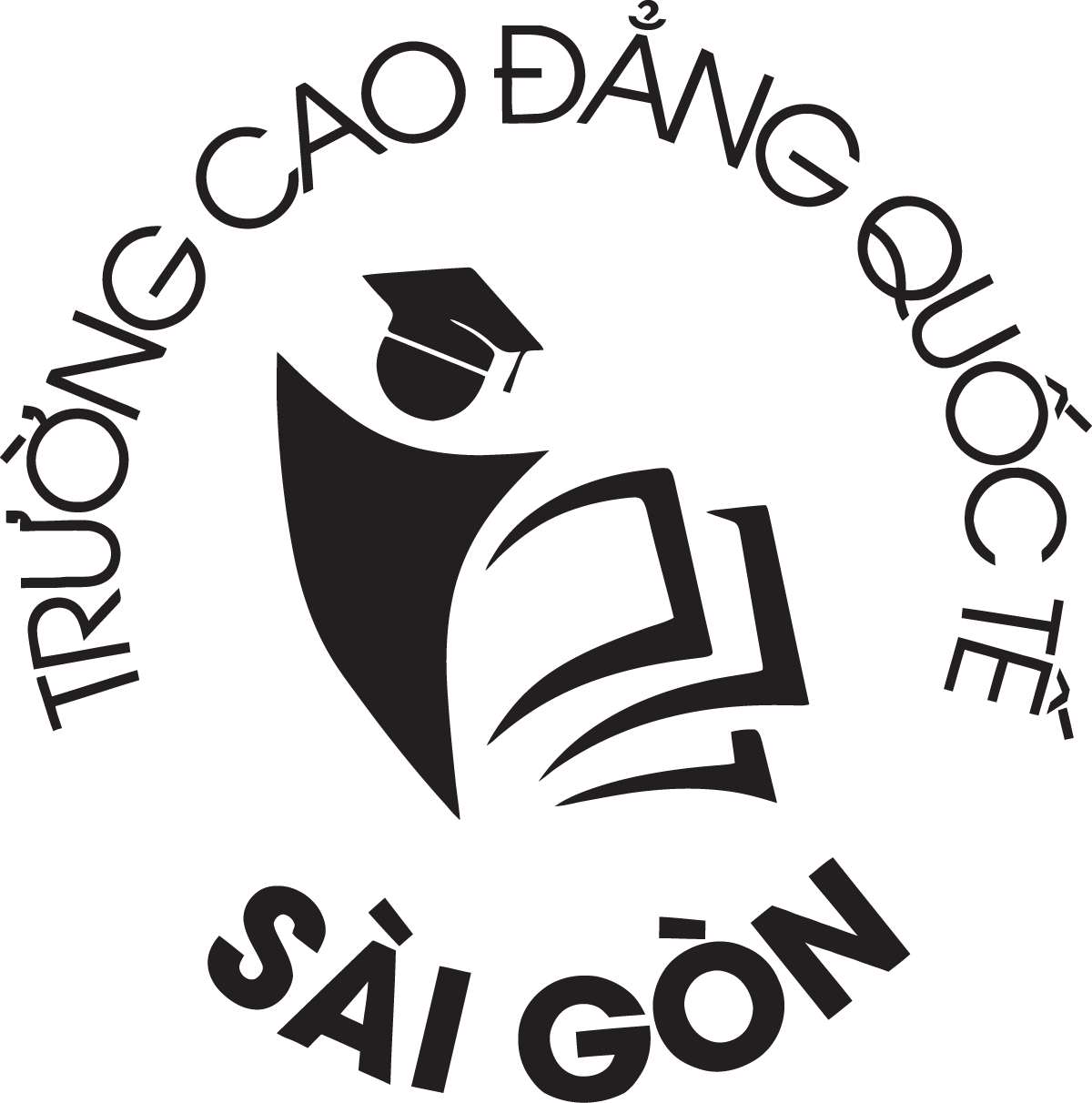 Logo Truong Cao dang Quoc te Sai Gon Co so TPHCM am ban