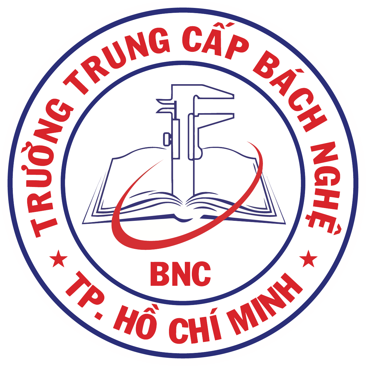 Logo Truong Trung cap Bach Nghe Thanh pho Ho Chi Minh