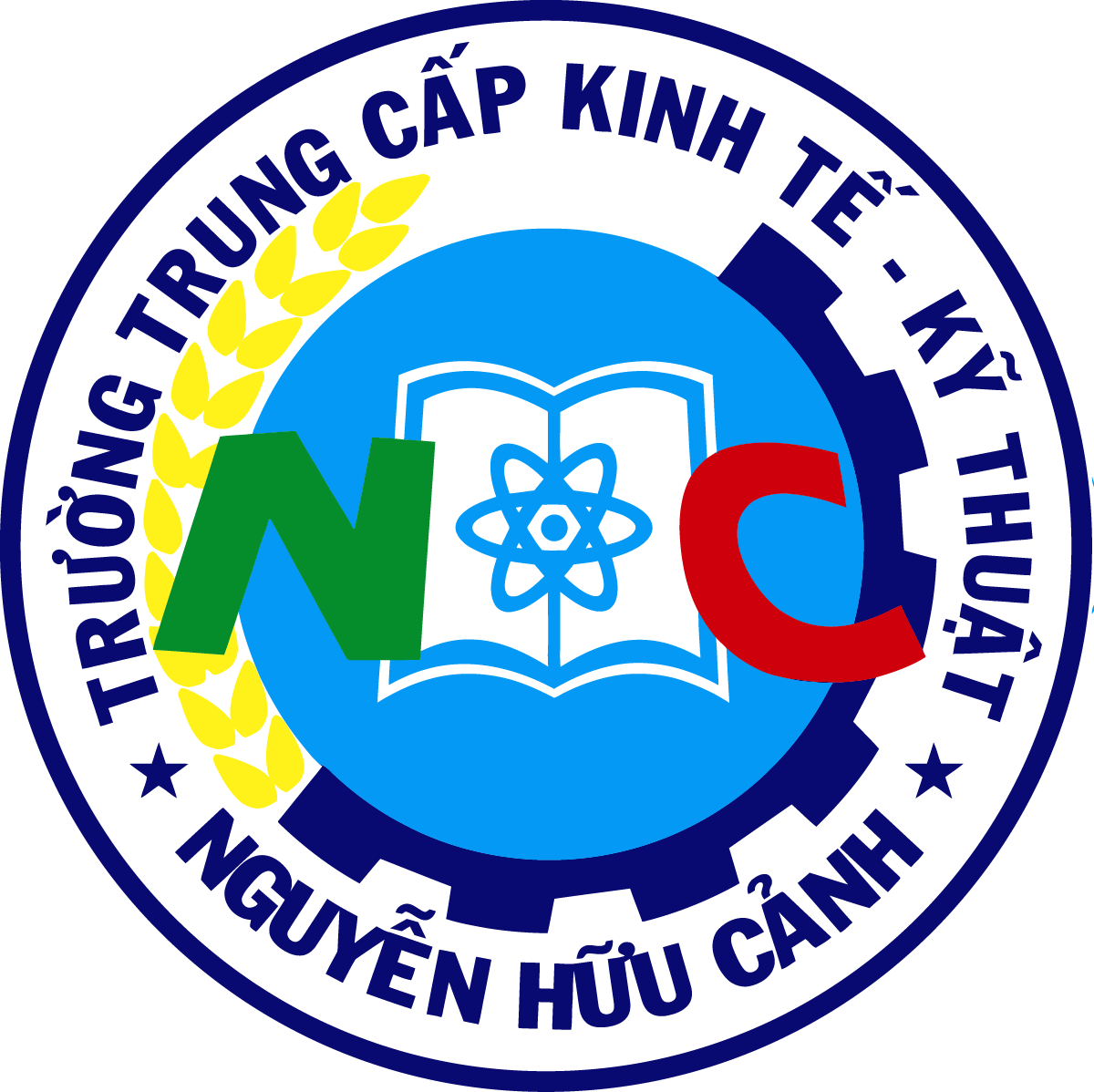 Logo Truong Trung cap Kinh te Ky thuat Nguyen Huu Canh