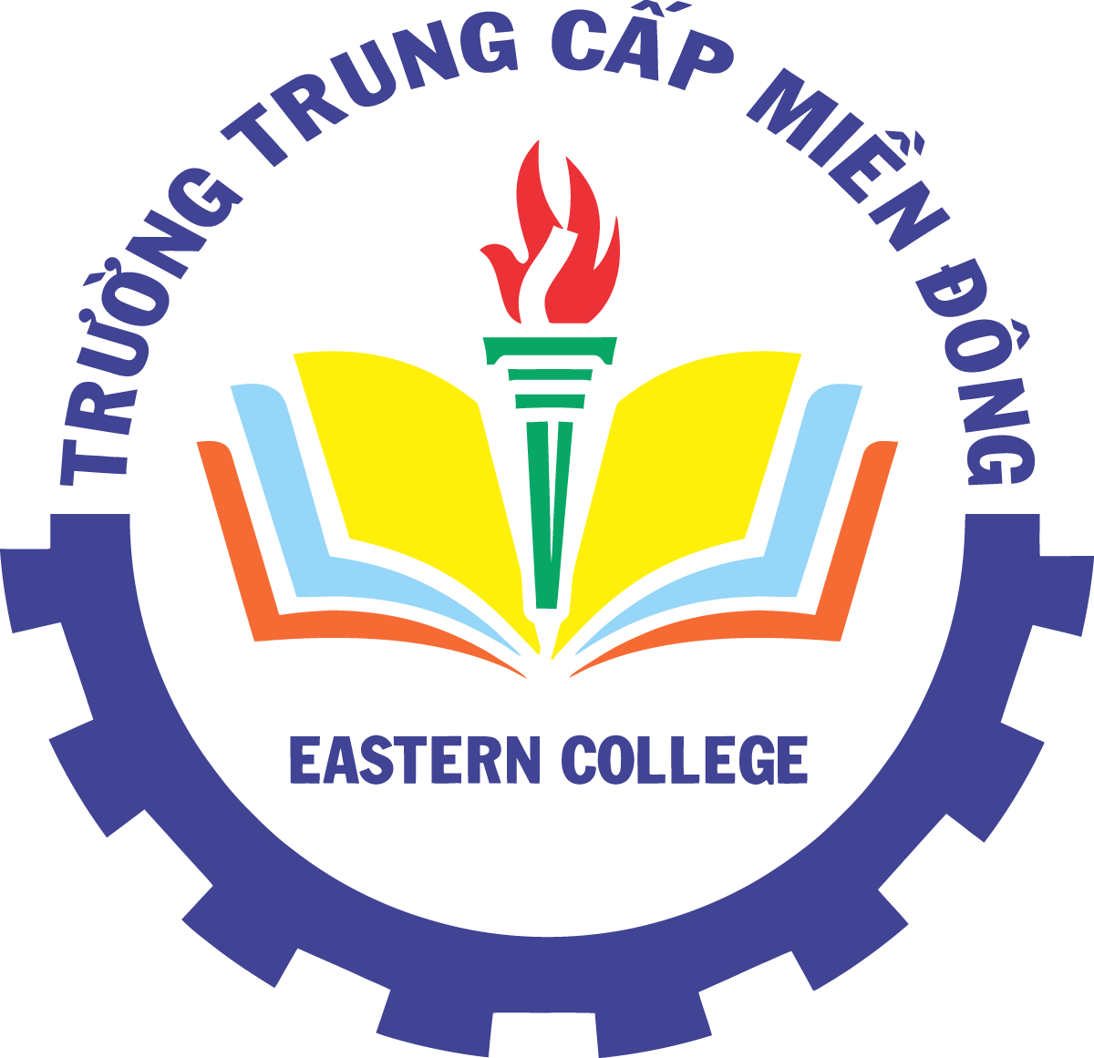 Logo Truong Trung cap Mien Dong Dong Nai