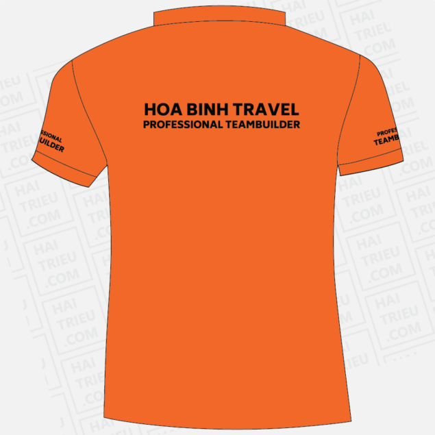 ao thun nhan vien hoa binh travel professional teambuilder