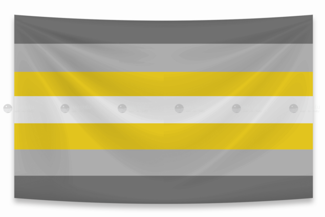 co ban gioi (bandeira do orgulho demigenero flag)