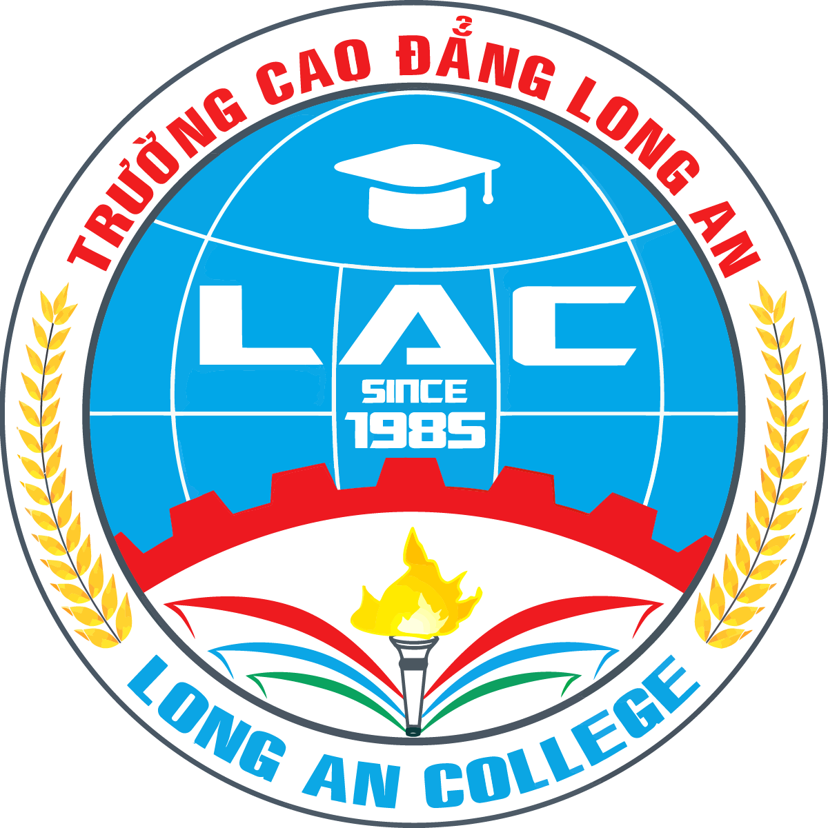 Logo Truong Cao Dang Long An 1