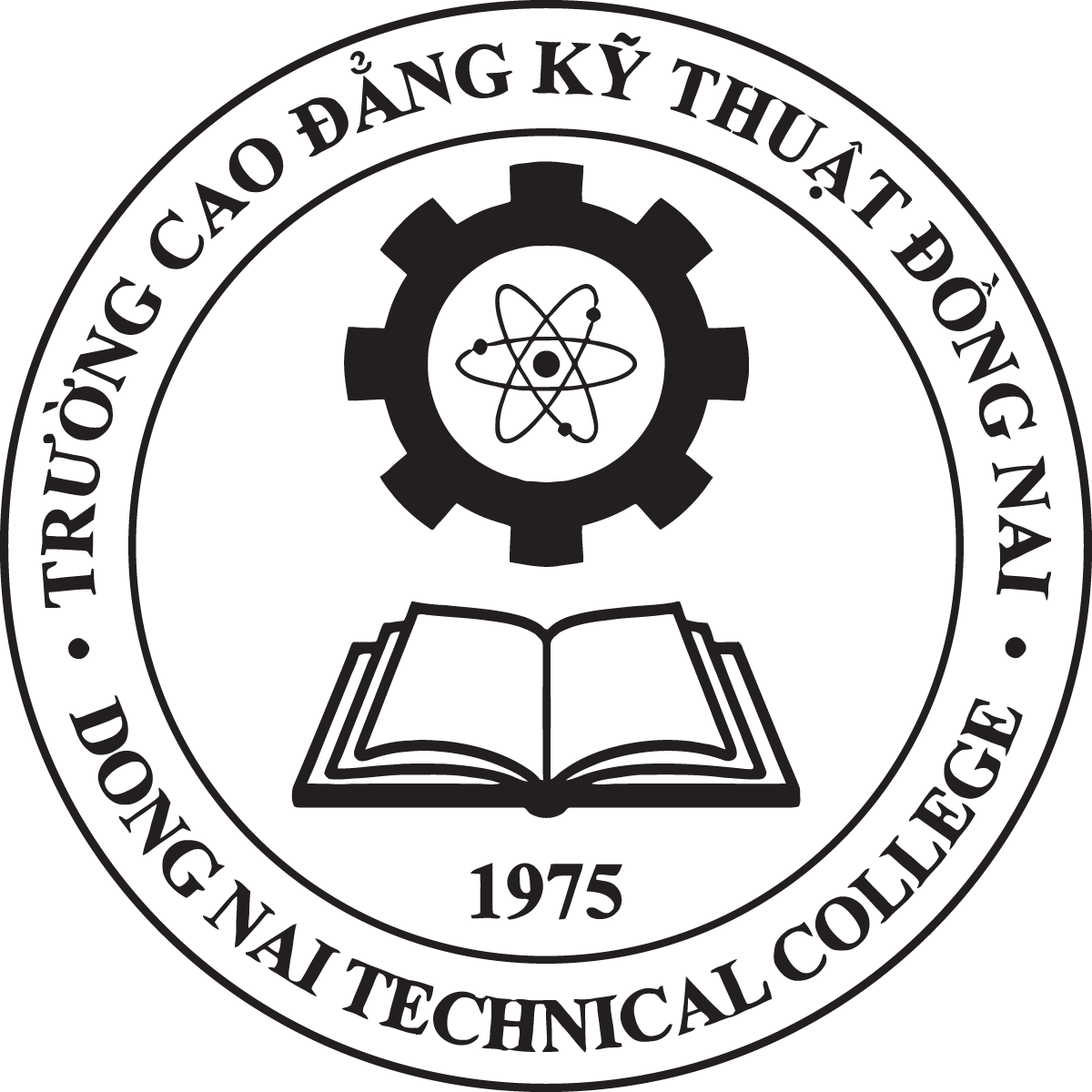 Logo Truong Cao dang Ky thuat Dong Nai Am ban
